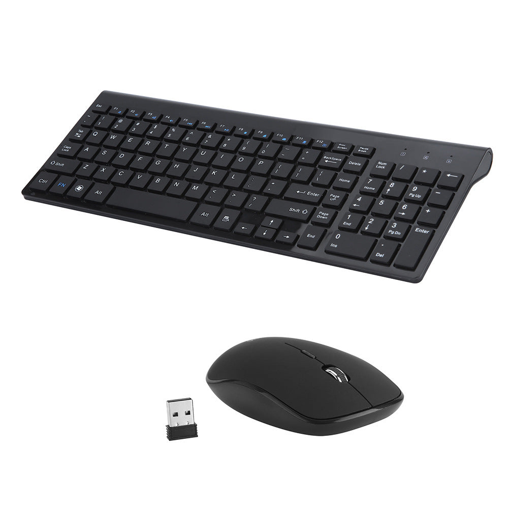 ⌨️🖱️ Teclado y Ratón Inalámbricos Ultra-Finos – Combo Profesional para Oficina y Negocios