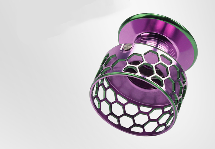 Carrete de pesca metálico profesional para mar – acero inoxidable y rodamientos de alta precisión