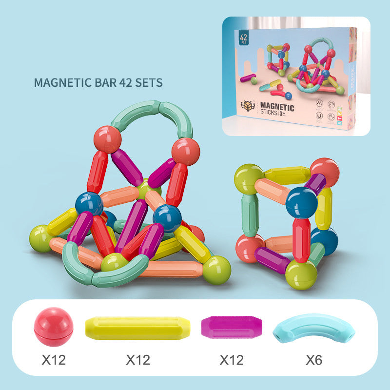 Bloques Magnéticos Infantiles 🧲👶 | Juego Educativo de Construcción Creativa 🎨✨