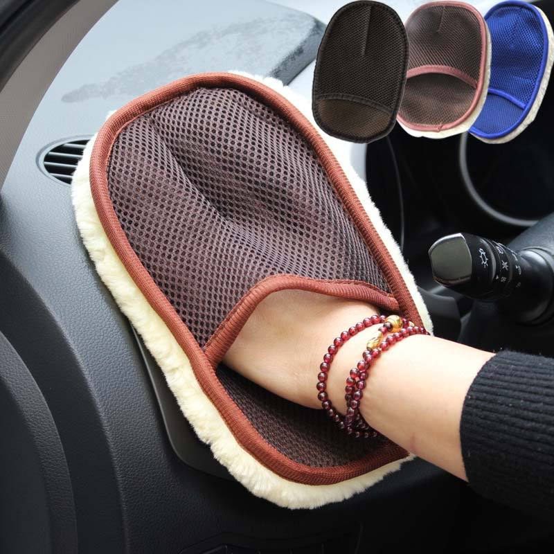 Guantes de lavado de autos de pelo suave 🧤🧽🚘