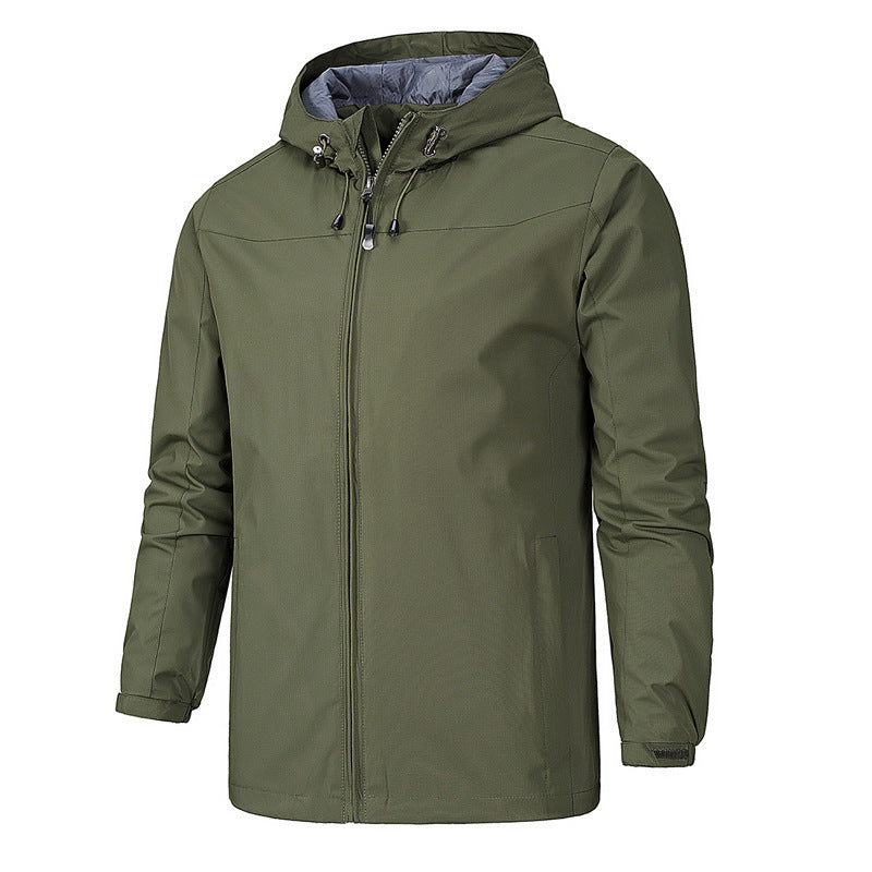🧥 Chaqueta de Montaña Impermeable y Cortaviento – Hombre | 4 Estaciones ⛰️❄️☀️
