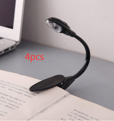 📖✨ Lámpara LED de Lectura Mini Clip-On – Luz Portátil Flexible para Libros y Portátiles