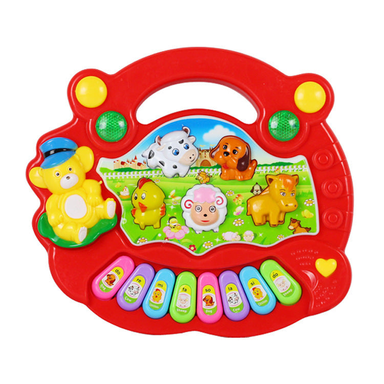 Juguete Educativo Piano Granja 🎹🐔🐑 | Teclado Musical Infantil con Animales 🧸✨