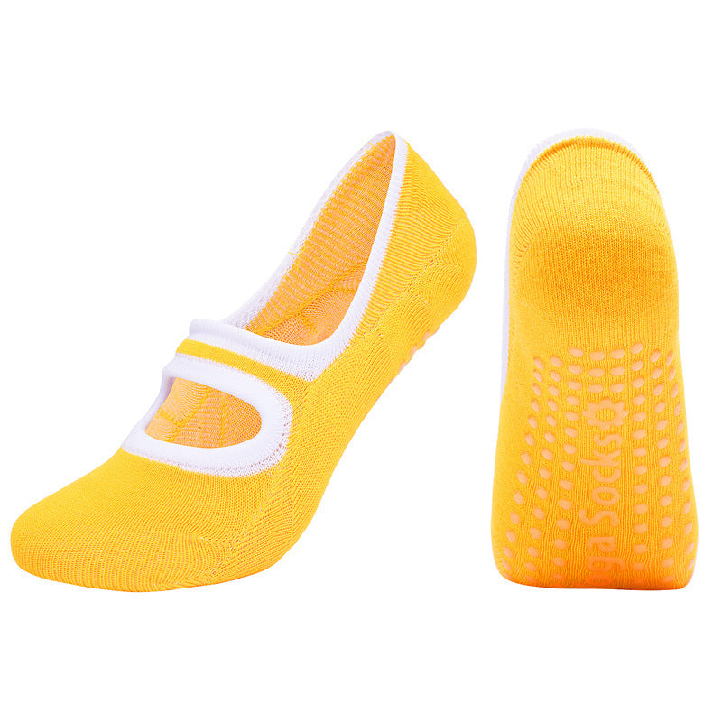 🧦 Calcetines Antideslizantes Abiertos por Detrás para Gimnasio 🧘♀️ – Comodidad, Estilo y Control 2026