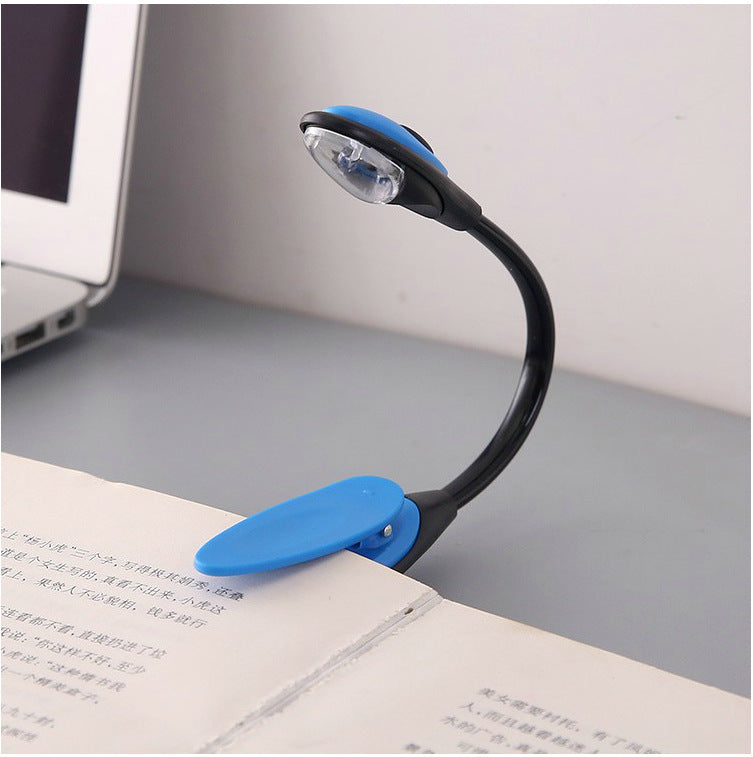 📖✨ Lámpara LED de Lectura Mini Clip-On – Luz Portátil Flexible para Libros y Portátiles