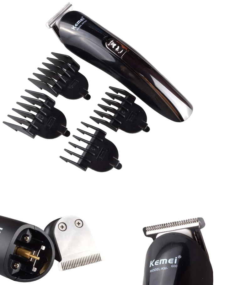 Recortadora eléctrica 6 en 1 — Máquina de afeitar recargable con cuchillas de titanio