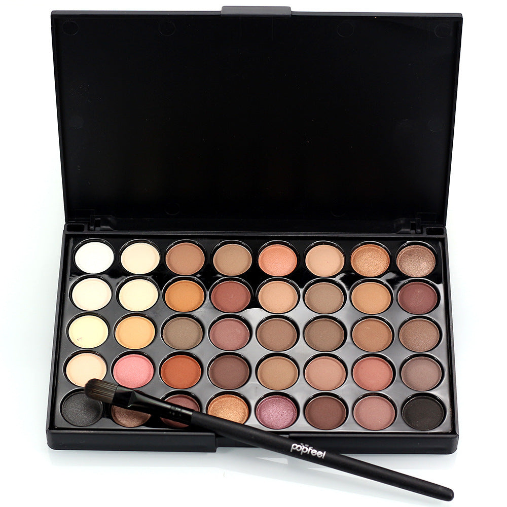 🌈 Paleta de Sombras 40 Colores – Waterproof & Glitter ✨💄