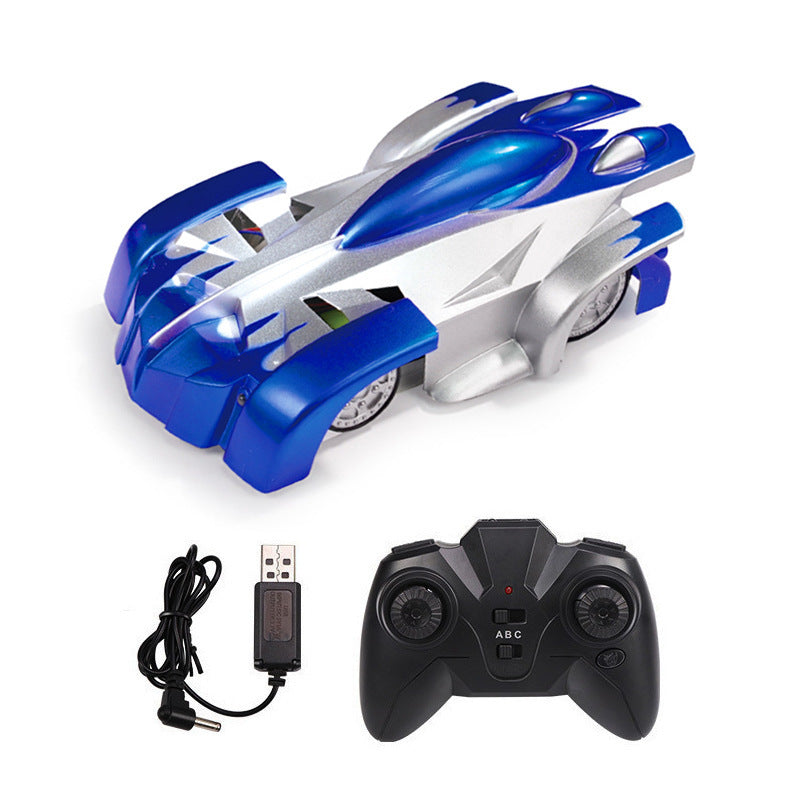 🚗🧲 Coche RC Trepador de Pared – Modo Dual + Luces LED – Tendencia 2026 🚀✨
