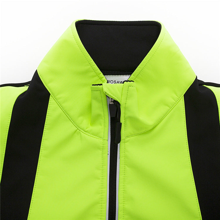 🧥 Chaqueta Térmica de Ciclismo Soft Shell – Impermeable & Transpirable 🚴♀️