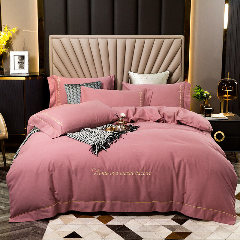 🛏️✨ Juego de Ropa de Cama Cepillado de Algodón Puro – Suave, Elegante y Acogedor 🌸