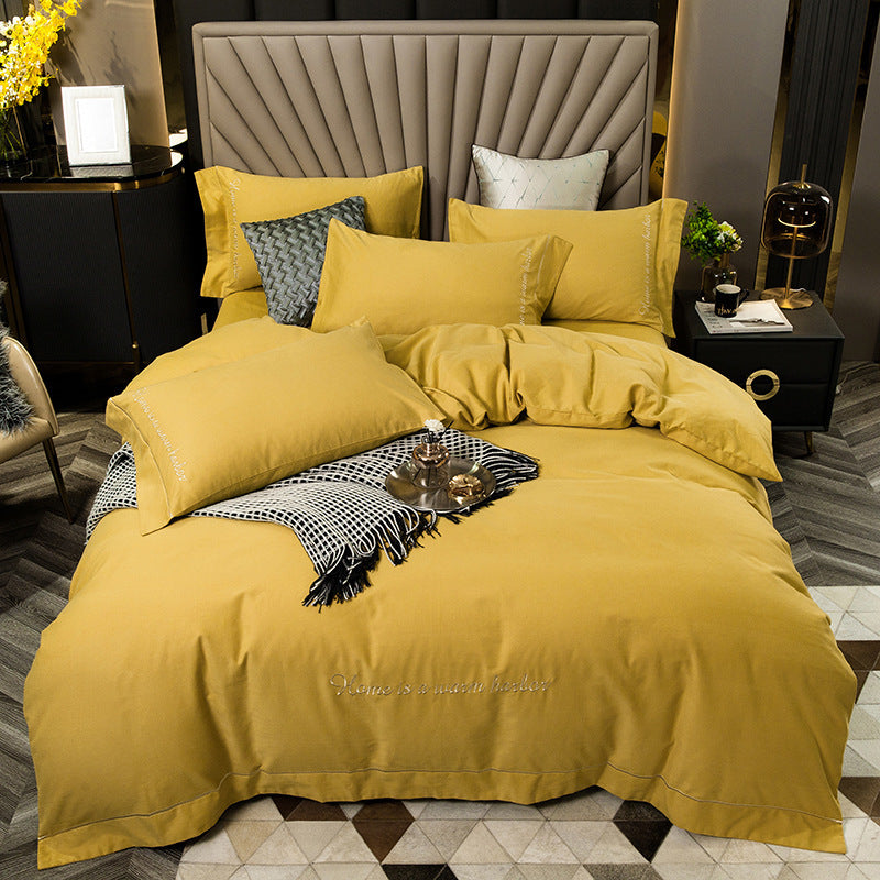 🛏️✨ Juego de Ropa de Cama Cepillado de Algodón Puro – Suave, Elegante y Acogedor 🌸