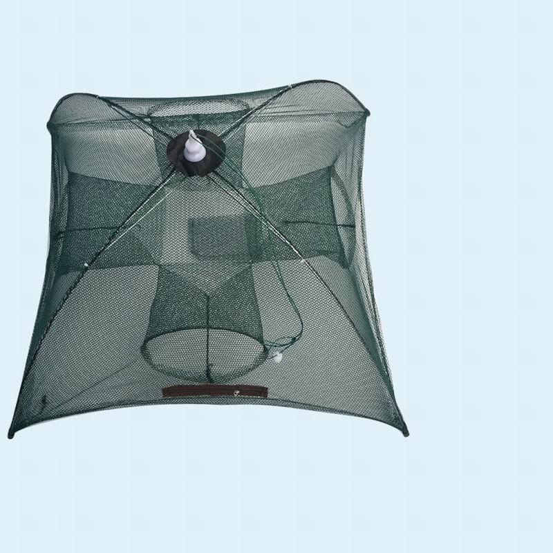 🦞 Red Trampa Automática de Pesca Plegable – 4 a 20 Agujeros 🎣✨ | Nylon Reforzado y Zíper de Extracción | Tendencia 2026