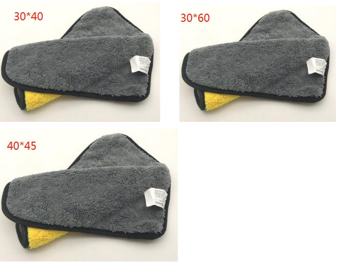 🧽✨ Paños de Microfibra Bicolor Doble Cara – Toallas de Limpieza para Coche y Hogar (Pack 3)
