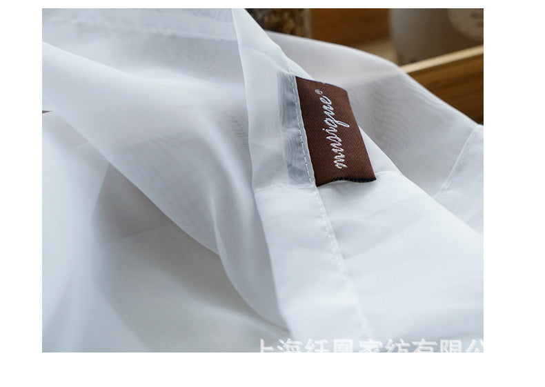 🪟🖤 Cortina Moderna de Algodón y Lino 2026 – Estilo Simple, Ligero y Elegante 🌿
