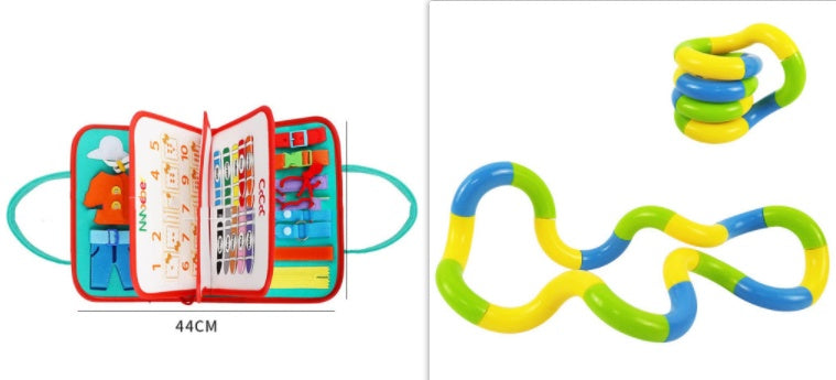 🧠🎒 Busy Book Montessori Infantil – Libro Sensorial Educativo – Tendencia 2026 🌈✨