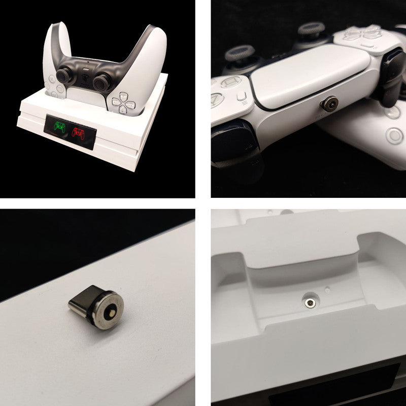 🎮⚡ Cargador Magnético para PS5 con Pantalla LED – Base de Carga Rápida para 2 Mandos