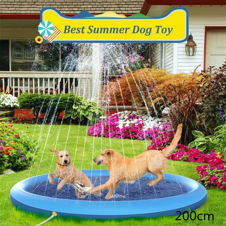 💦 Alfombra de Agua Antideslizante para Niños y Mascotas 🐶👶 – Diversión de Verano en el Jardín