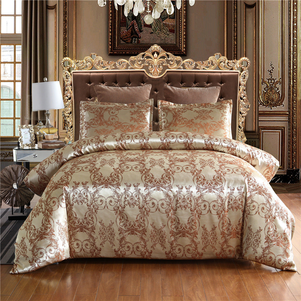 🛏️✨ Juego de Cama Estilo Europeo – Funda Nórdica & Fundas de Almohada 💖