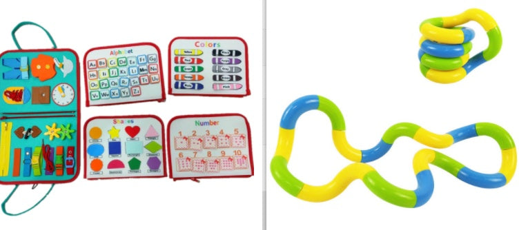 🧠🎒 Busy Book Montessori Infantil – Libro Sensorial Educativo – Tendencia 2026 🌈✨