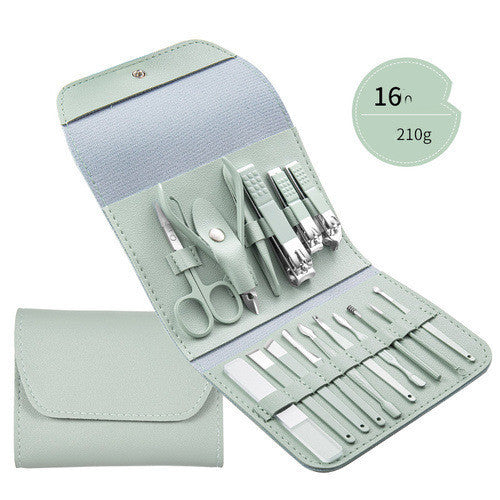 💅 Set Profesional de Manicura & Pedicura – Acero Inoxidable 🖤✨
