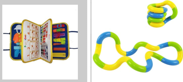 🧠🎒 Busy Book Montessori Infantil – Libro Sensorial Educativo – Tendencia 2026 🌈✨