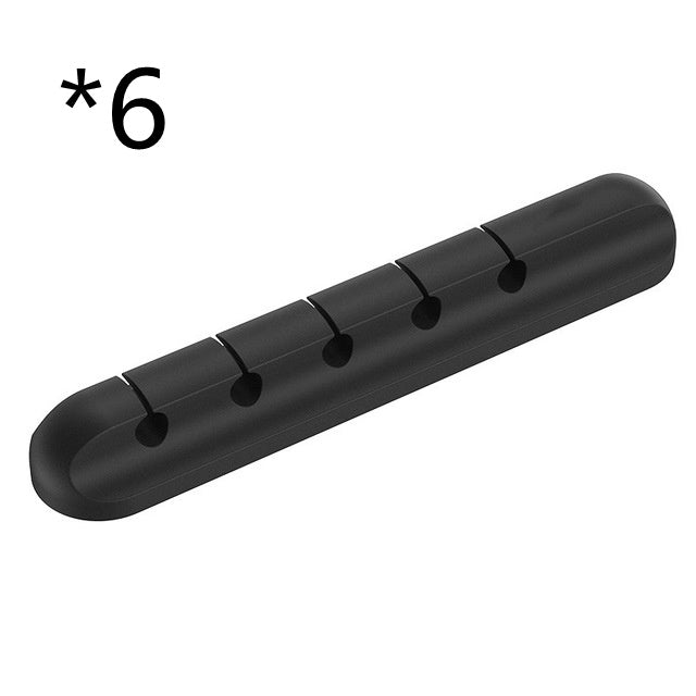 🔌✨ Organizador de Cables de Silicona – Clip Multifuncional para Escritorio y Hogar