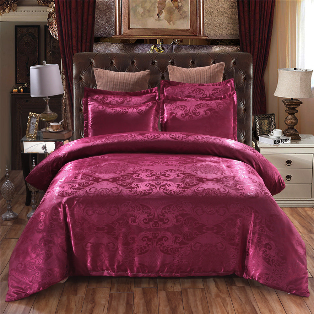 🛏️✨ Juego de Cama Estilo Europeo – Funda Nórdica & Fundas de Almohada 💖