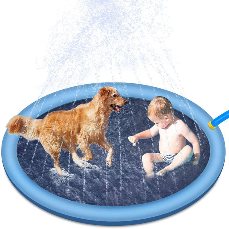 💦 Alfombra de Agua Antideslizante para Niños y Mascotas 🐶👶 – Diversión de Verano en el Jardín