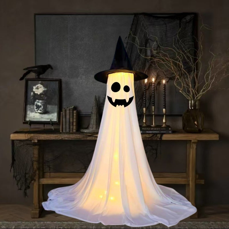 👻🎃 Fantasma Decorativo Exterior 2026 – Adorno Inflable y Luminoso para Jardín o Porche 💡✨