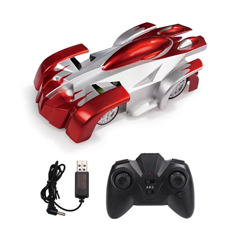 🚗🧲 Coche RC Trepador de Pared – Modo Dual + Luces LED – Tendencia 2026 🚀✨