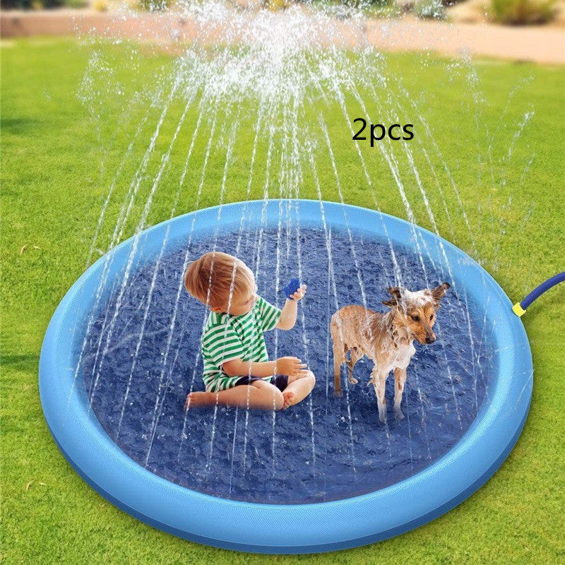 💦 Alfombra de Agua Antideslizante para Niños y Mascotas 🐶👶 – Diversión de Verano en el Jardín