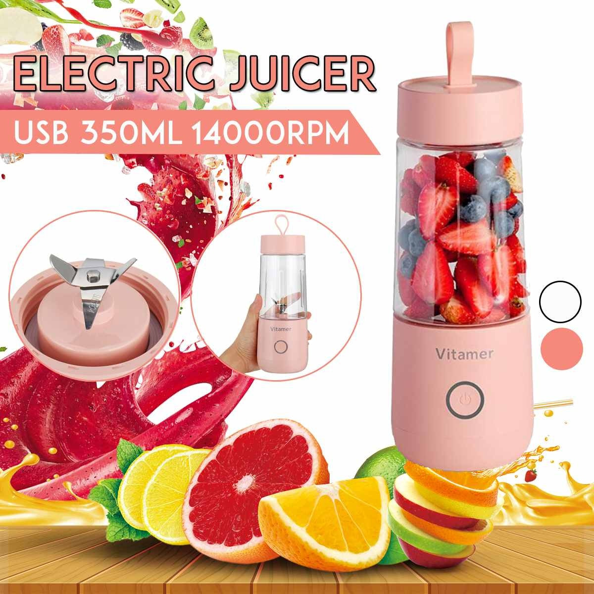 š„¤ Licuadora PortĆ”til 350 ml ā USB Recargable | Smoothies & Batidos al Instante šā”