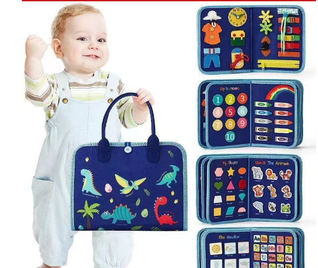 🧠🎒 Busy Book Montessori Infantil – Libro Sensorial Educativo – Tendencia 2026 🌈✨