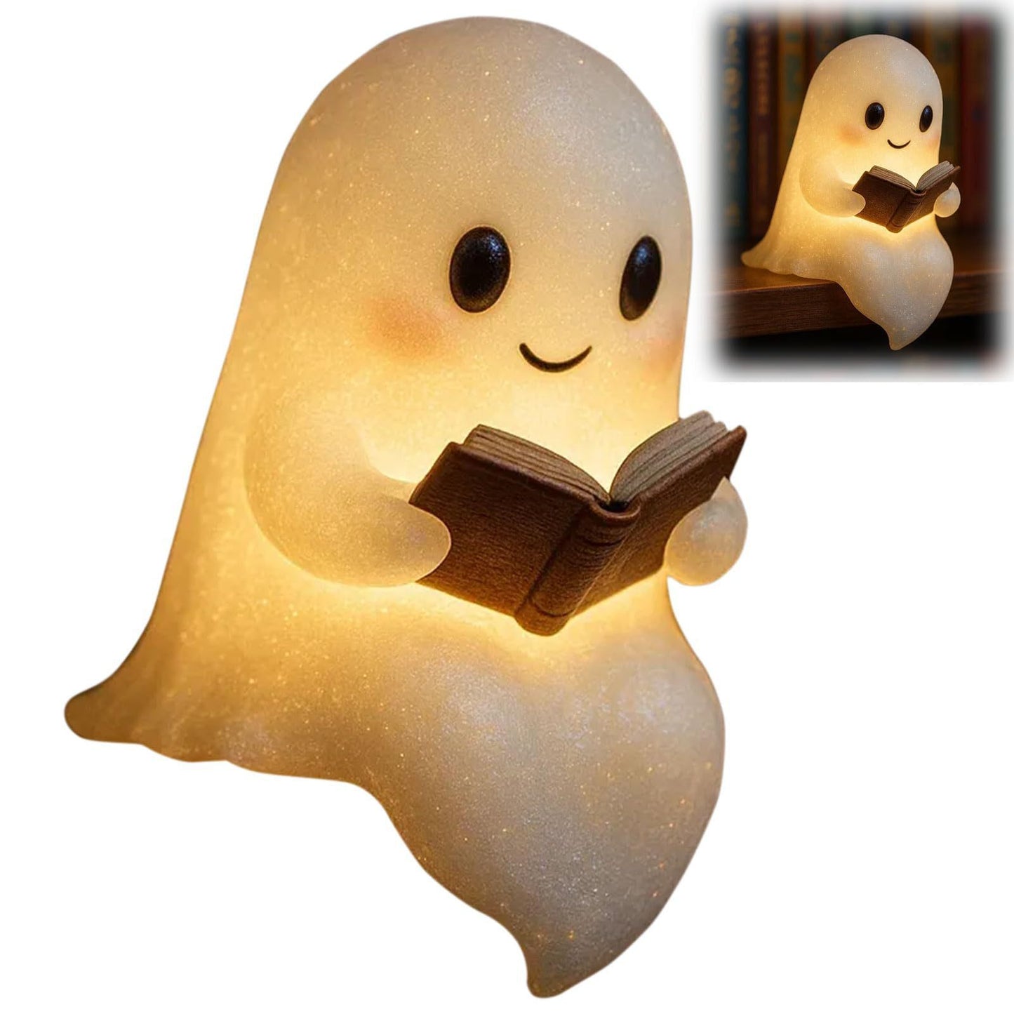 👻💡 Lámpara Fantasma LED Infantil 2026 – Luz Nocturna Cálida y Adorable 🎃✨