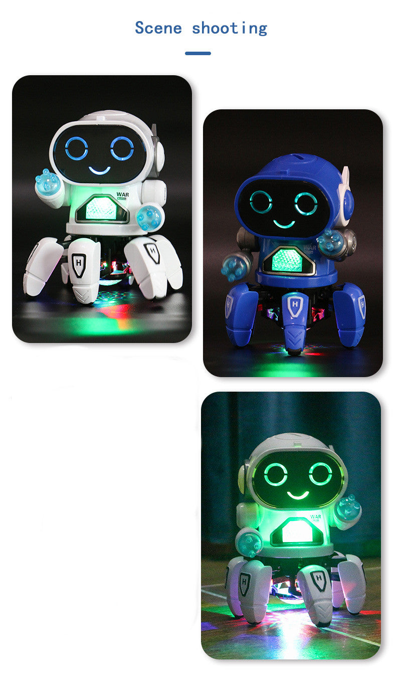 Robot Eléctrico Bailarín con Música y Luces – Juguete Infantil Automático
