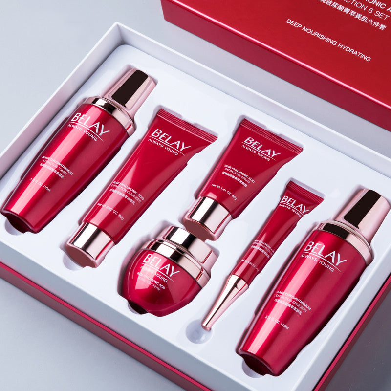 🍃 Set de Cuidado Facial – Ácido Hialurónico & Extractos Naturales ✨💧