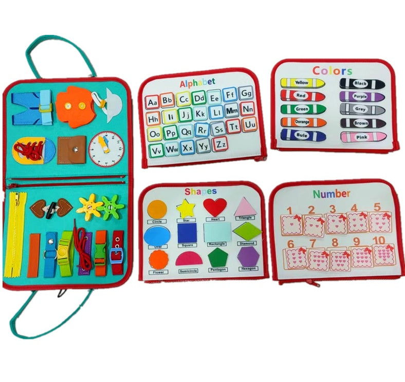 🧠🎒 Busy Book Montessori Infantil – Libro Sensorial Educativo – Tendencia 2026 🌈✨