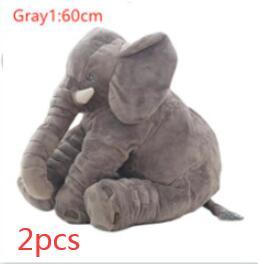 Peluche Elefante Gigante 🐘💖 | Almohada Suave + Manta Multifuncional 🛏️✨