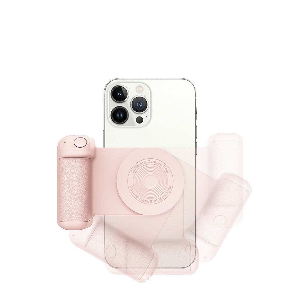 🪄📸 Soporte Magnético 3 en 1 para Móvil – Mango Antideslizante & Estabilizador Inteligente