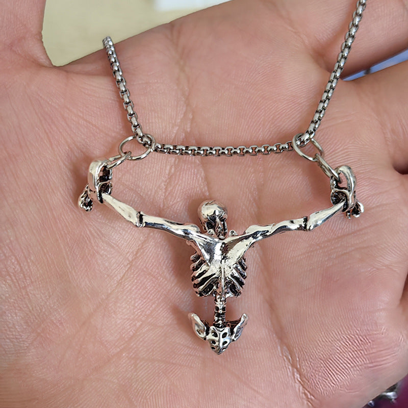 💀🔥 Collar Calavera Retro Punk 2026 – Estilo Gótico y Rebelde para Halloween 🖤🎸