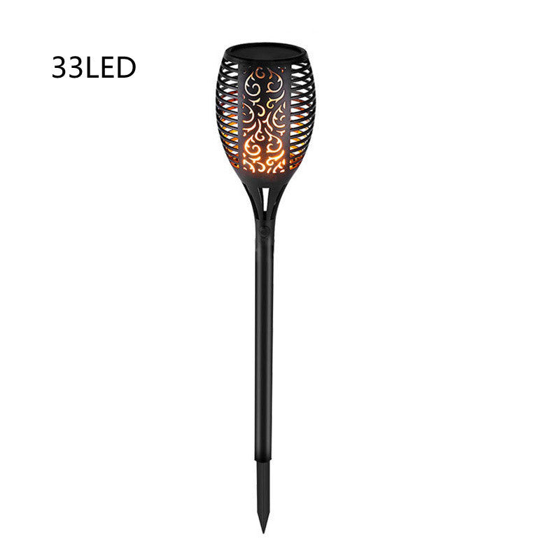 Antorcha solar LED impermeable decorativa 🔥