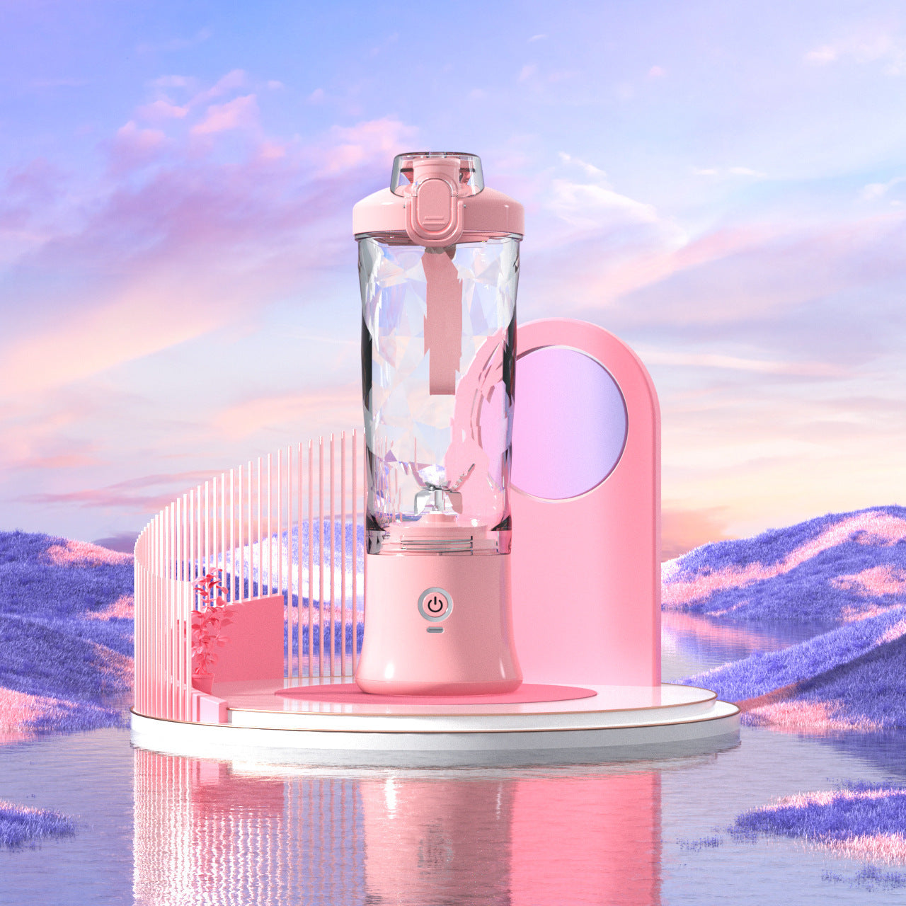 🥤⚡ Batidora Portátil 6 Cuchillas | Mini Licuadora Recargable para Smoothies 🥝🍓✨