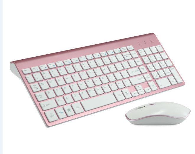 ⌨️🖱️ Teclado y Ratón Inalámbricos Ultra-Finos – Combo Profesional para Oficina y Negocios