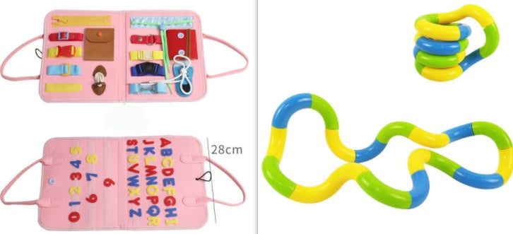 🧠🎒 Busy Book Montessori Infantil – Libro Sensorial Educativo – Tendencia 2026 🌈✨