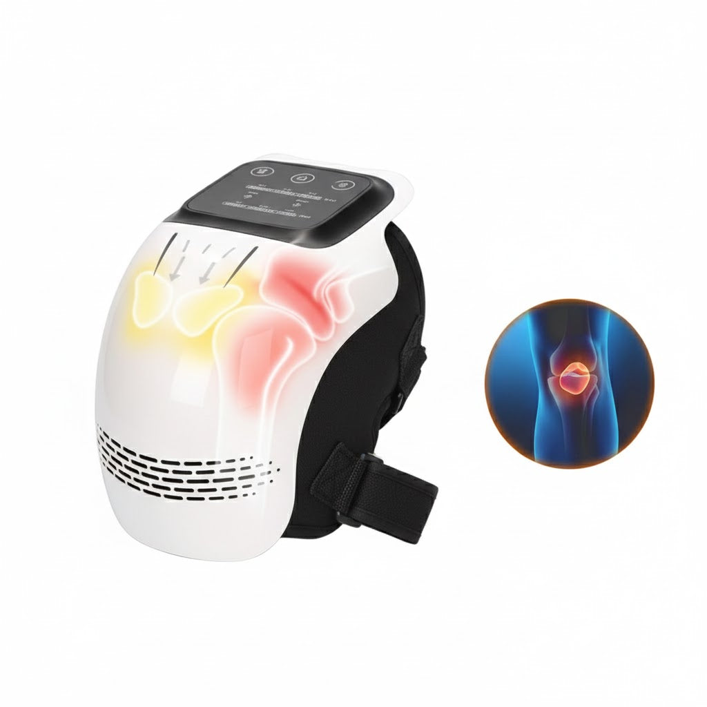 Masajeador de rodilla inteligente – Calor infrarrojo y vibración