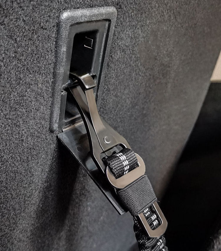 Cinturón de seguridad reflectante para perros – Elástico, ajustable y compatible con la mayoría de vehículos