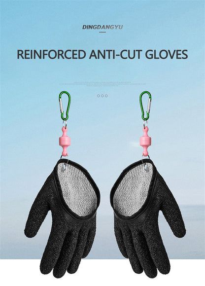 Guantes de pesca profesionales antideslizantes – protección y agarre seguro