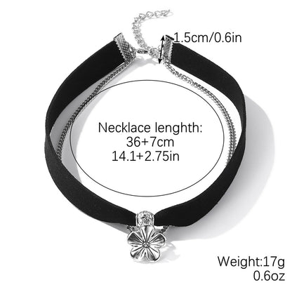 Collar Halloween con Colgante de Murciélago, Calabaza, Fantasma y Araña – Aleación de Zinc Galvanizada