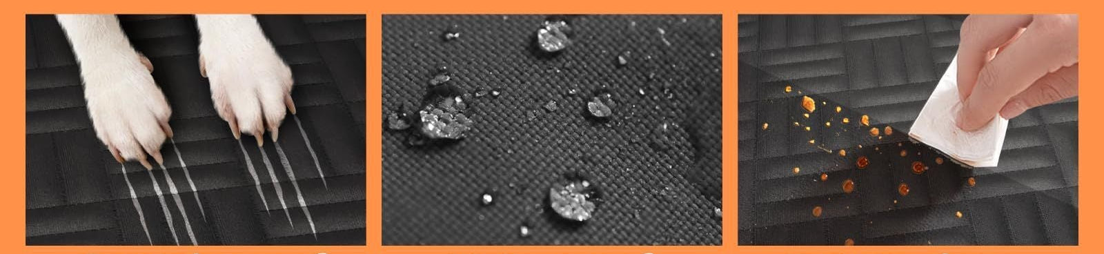 Car pet mat trasera impermeable y antideslizante – protección para coche y comodidad para mascotas