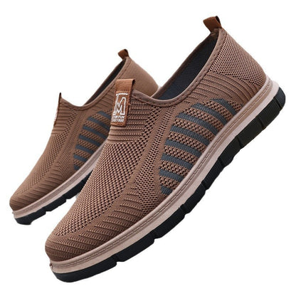 Zapatillas slip-on para hombre — Diseño casual con suela blanda y punta redonda